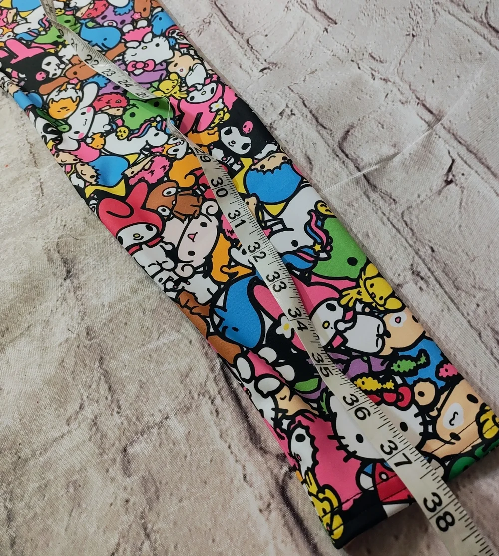 BlackMilk San Rio Allstars Matte High Waist Leggings Medium Anime EDM Festival - Picture 13 of 14